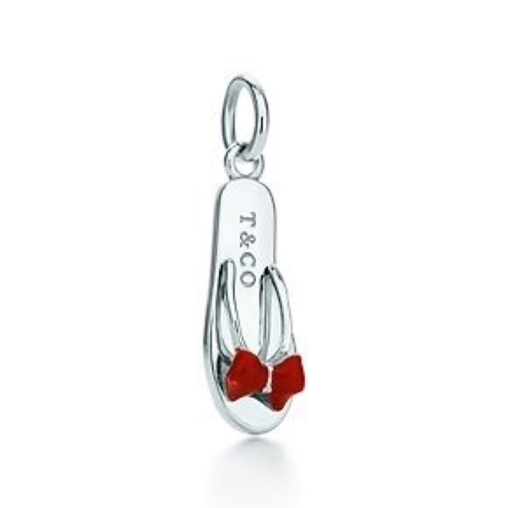 Tiffany & Co. Iconic Flip-flop Charm and Necklace
